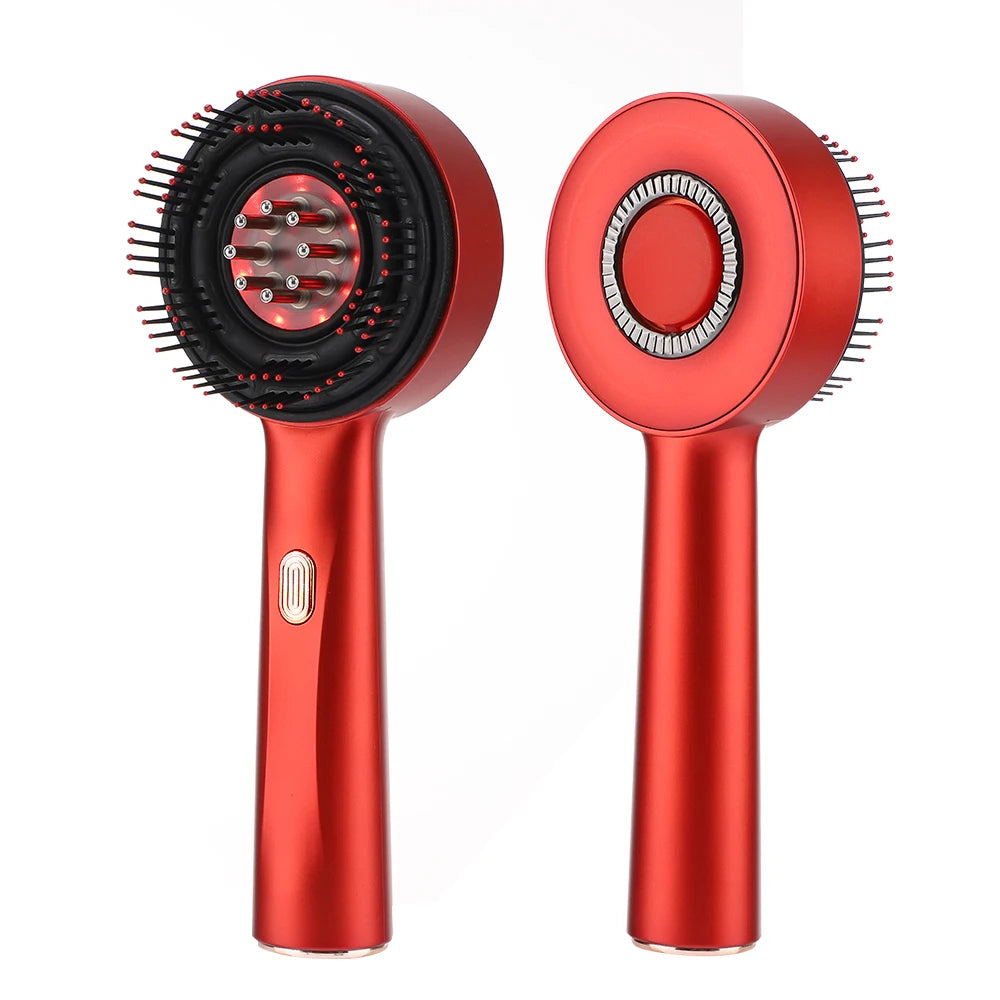 Brosse Capillaire "Beauté & Sérénité" 4 en 1 – Soin Capillaire Complet 360°