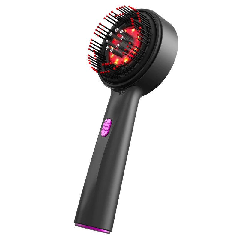 Brosse Capillaire "Beauté & Sérénité" 4 en 1 – Soin Capillaire Complet 360°