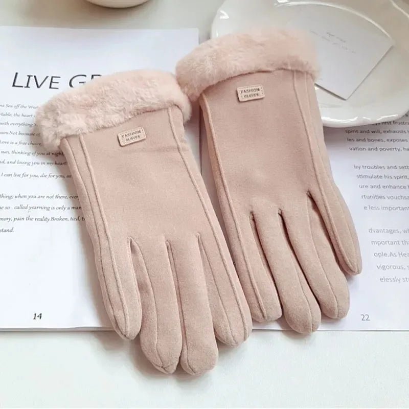 Gants SoftTouch en Suédine - spécial Écran Tactile et Doublure Fourrée - LOFEA SHOP