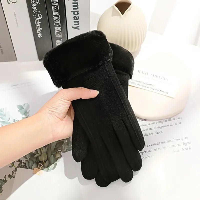 Gants SoftTouch en Suédine - spécial Écran Tactile et Doublure Fourrée - LOFEA SHOP