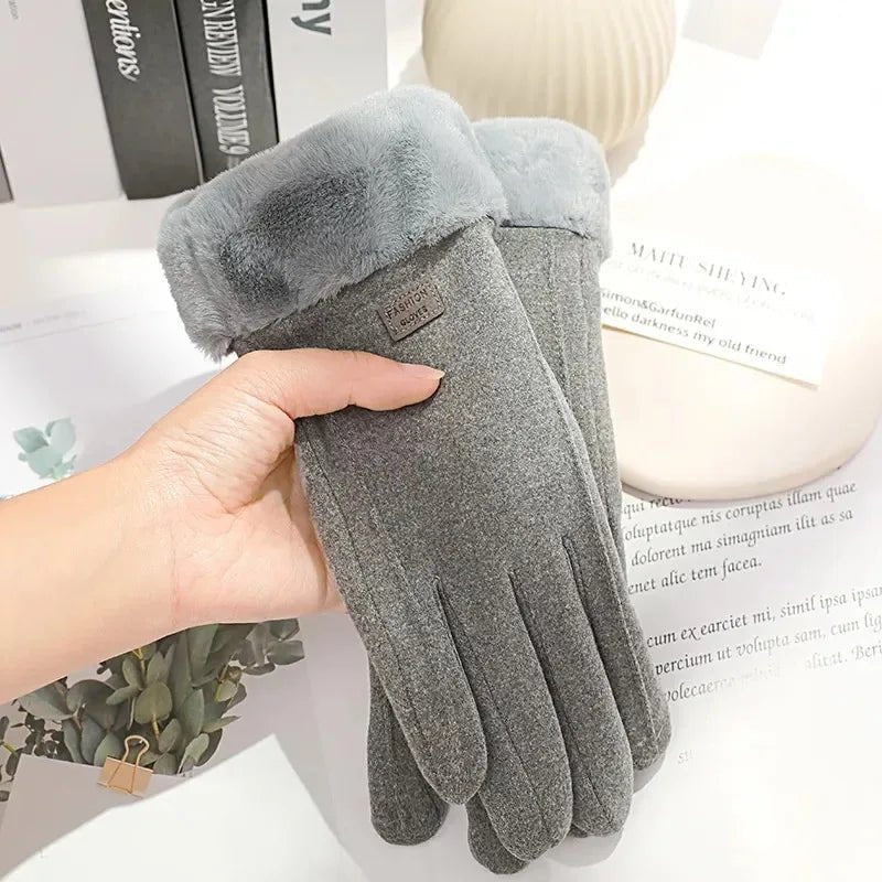 Gants SoftTouch en Suédine - spécial Écran Tactile et Doublure Fourrée - LOFEA SHOP