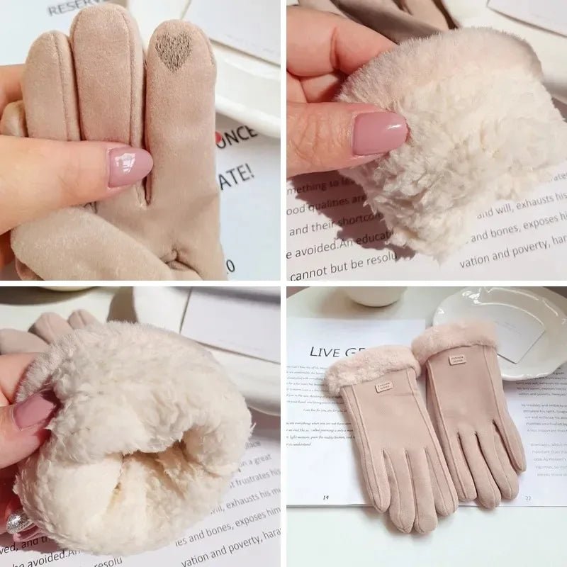 Gants SoftTouch en Suédine - spécial Écran Tactile et Doublure Fourrée - LOFEA SHOP