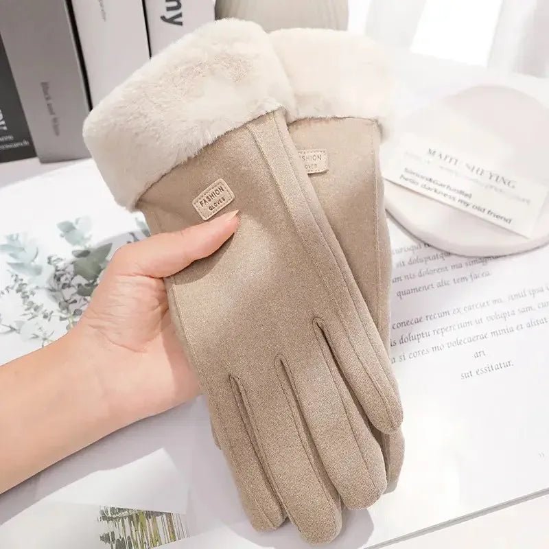 Gants SoftTouch en Suédine - spécial Écran Tactile et Doublure Fourrée - LOFEA SHOP