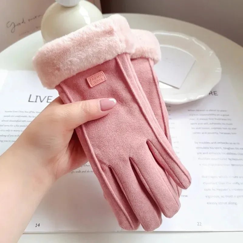 Gants SoftTouch en Suédine - spécial Écran Tactile et Doublure Fourrée - LOFEA SHOP